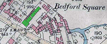 51 High Street and its nine cottages to the rear in 1880